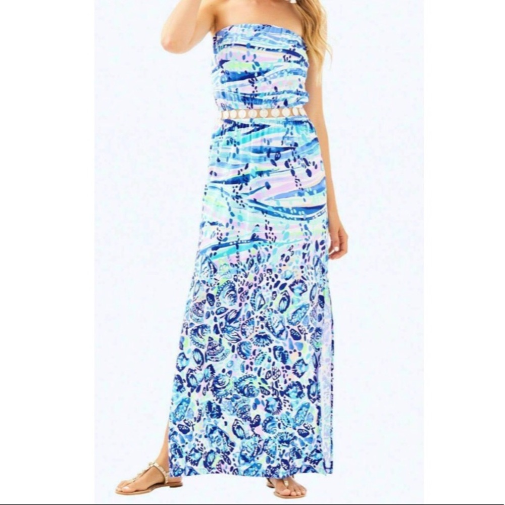 Lilly Pulitzer Mika Maxi Dress XL worn once